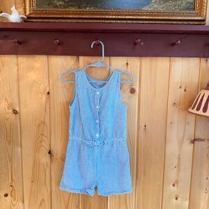 Blue Striped Kids Romper